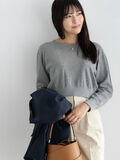 コンパクトクルーネックニット【AOYAMA FASHION ASSOCIATION × Té chichi】（グレー）｜Te chichi（テチチ）通販