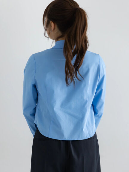 プリンセスラインクロップトシャツ【AOYAMA FASHION ASSOCIATION × Té chichi】（ピンク/サックスブルー）｜Te chichi（テチチ）通販