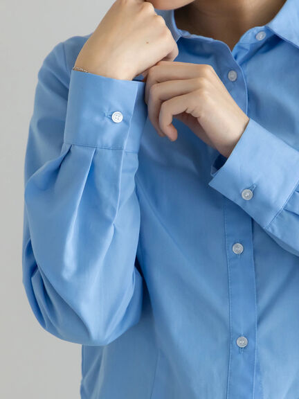 プリンセスラインクロップトシャツ【AOYAMA FASHION ASSOCIATION × Té chichi】（ピンク/サックスブルー）｜Te chichi（テチチ）通販