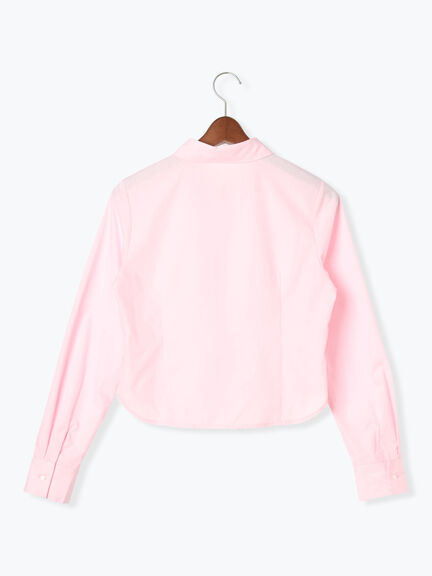 プリンセスラインクロップトシャツ【AOYAMA FASHION ASSOCIATION × Té chichi】（ピンク/サックスブルー）｜Te chichi（テチチ）通販