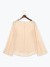 クレープフレアスリーブブラウス【AOYAMA FASHION ASSOCIATION × Té chichi】（オフホワイト/オレンジ）｜Te chichi（テチチ）通販