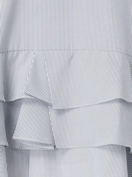 ティアードフリルクロップトシャツ（オフホワイト/イエロー/ネイビー）｜Te chichi（テチチ）通販