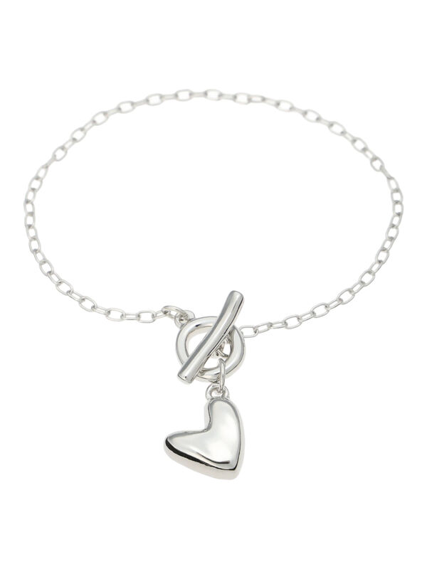 ハートブレスレット（シルバー/ゴールド/アクセサリー/ブレスレット