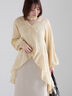 イレギュラーヘムチュニックブラウス（オフホワイト/ベージュ/ピスタチオ）｜Te chichi（テチチ）通販
