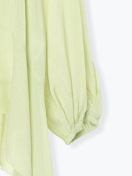 イレギュラーヘムチュニックブラウス（オフホワイト/ベージュ/ピスタチオ）｜Te chichi（テチチ）通販