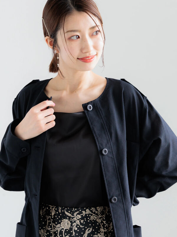 カットサテンカップ付きキャミソール《2026 spring catalog item
