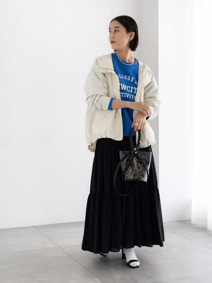 裏毛ロゴプルオーバー（オフホワイト/グレー/ブルー）｜Te chichi（テチチ）通販