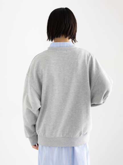 裏毛ロゴプルオーバー（オフホワイト/グレー/ブルー）｜Te chichi（テチチ）通販