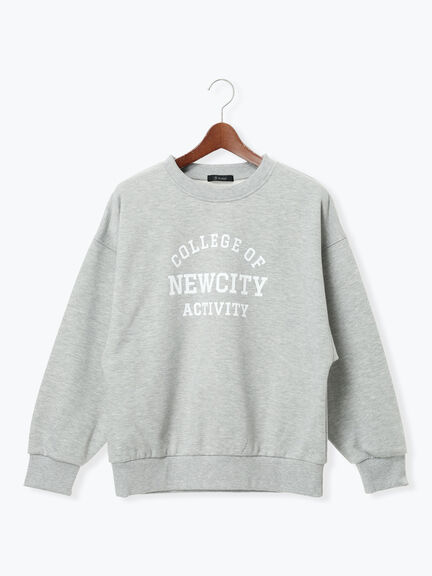 裏毛ロゴプルオーバー（オフホワイト/グレー/ブルー）｜Te chichi（テチチ）通販