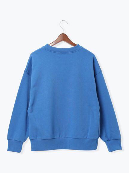 裏毛ロゴプルオーバー（オフホワイト/グレー/ブルー）｜Te chichi（テチチ）通販