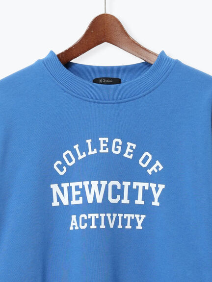 裏毛ロゴプルオーバー（オフホワイト/グレー/ブルー）｜Te chichi（テチチ）通販