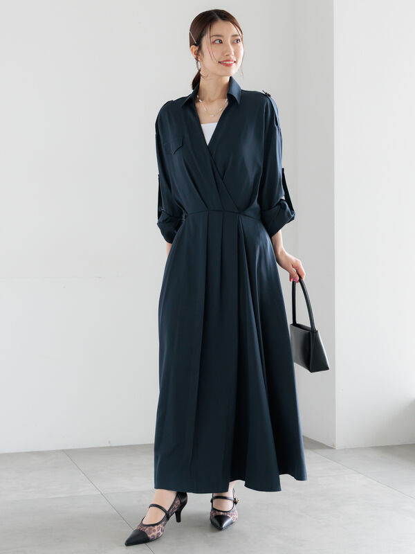 【希少✨】バーバリー　トレンチワンピ➕カシュクールワンピース2点セット38 セール】 トレンチカシュクールワンピース《2026 spring catalog item