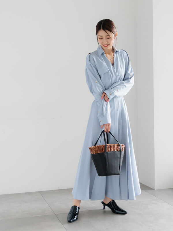 セール】 トレンチカシュクールワンピース《2026 spring catalog item