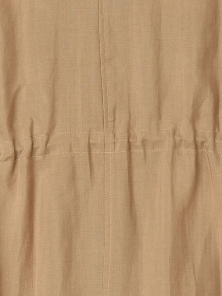 ノーカラーサファリジャケット《2026 spring catalog item》（ベージュ/ブラウン/ネイビー）｜Te chichi（テチチ）通販