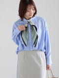 【2026年3月InRed掲載波瑠さん着用】バルーンヘムシャツ（サックスブルー）｜Te chichi（テチチ）通販