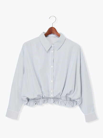 【2026年3月InRed掲載波瑠さん着用】バルーンヘムシャツ（オフホワイト/サックスブルー/ネイビー）｜Te chichi（テチチ）通販