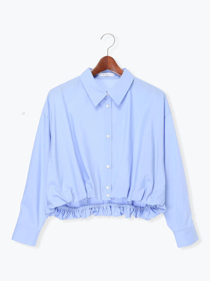 【2026年3月InRed掲載波瑠さん着用】バルーンヘムシャツ（オフホワイト/サックスブルー/ネイビー）｜Te chichi（テチチ）通販