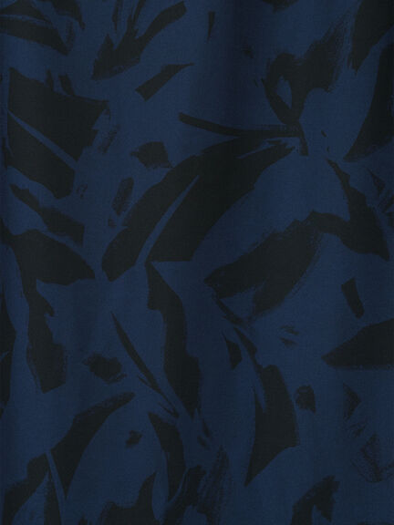 【2026年3月InRed掲載波瑠さん着用】ペイントパターンナロースカート（オフホワイト/ネイビー）｜Te chichi（テチチ）通販