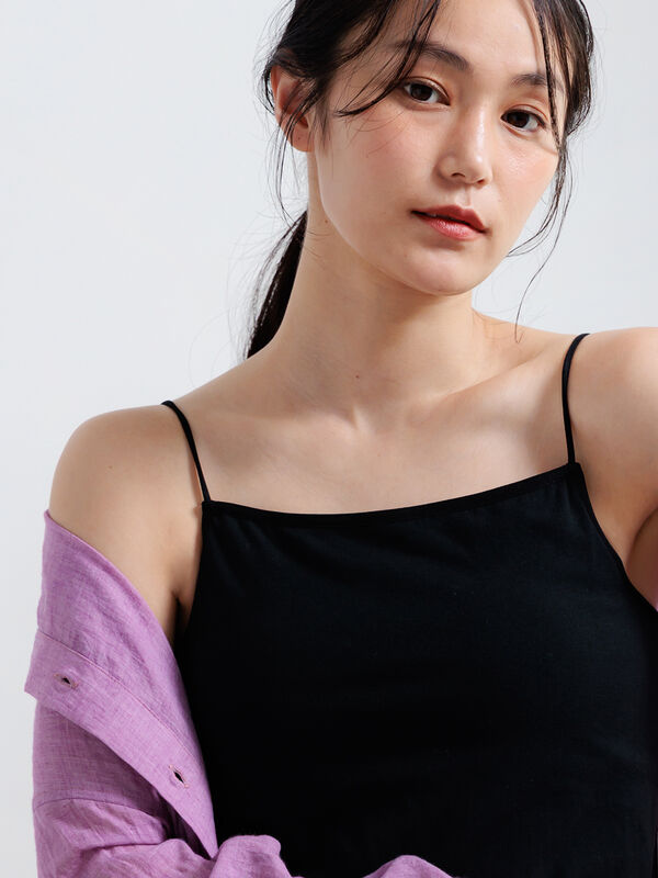 接触冷感/抗菌防臭】カップ付きキャミソール《2026 SUMMER LOOK item