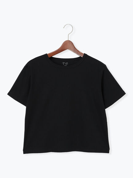 【調温】ミニマルネックTシャツ（オフホワイト/グレー/ブラック/ピンク）｜Te chichi（テチチ）通販