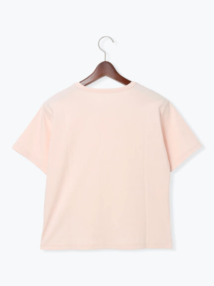 【調温】ミニマルネックTシャツ（オフホワイト/グレー/ブラック/ピンク）｜Te chichi（テチチ）通販