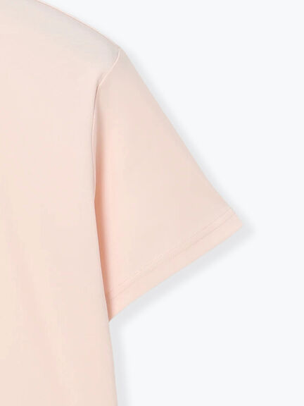 【調温】ミニマルネックTシャツ（オフホワイト/グレー/ブラック/ピンク）｜Te chichi（テチチ）通販