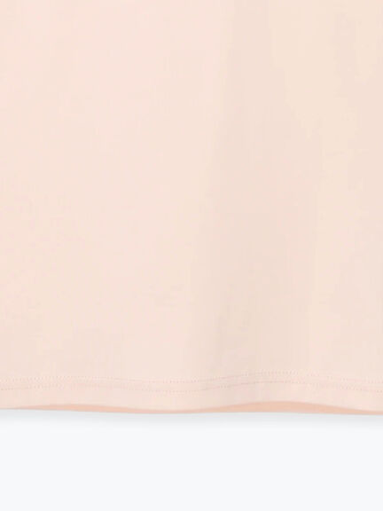 【調温】ミニマルネックTシャツ（オフホワイト/グレー/ブラック/ピンク）｜Te chichi（テチチ）通販