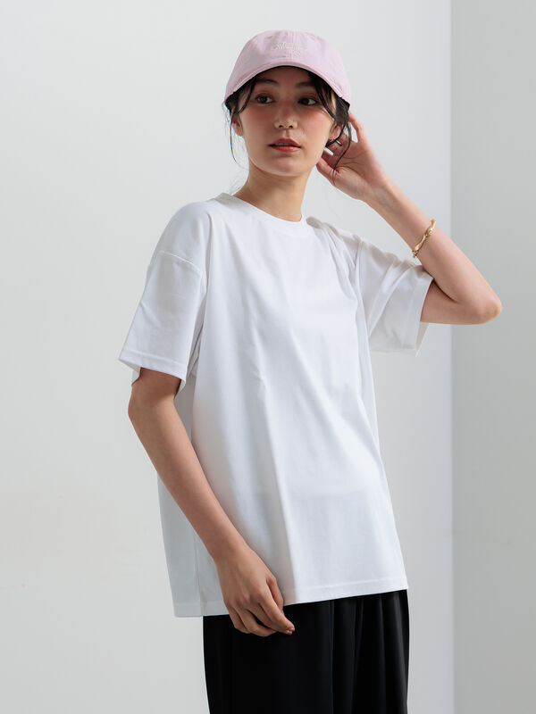 セール】 【遮熱/調温】ビッグTシャツ（オフホワイト/トップス/Tシャツ
