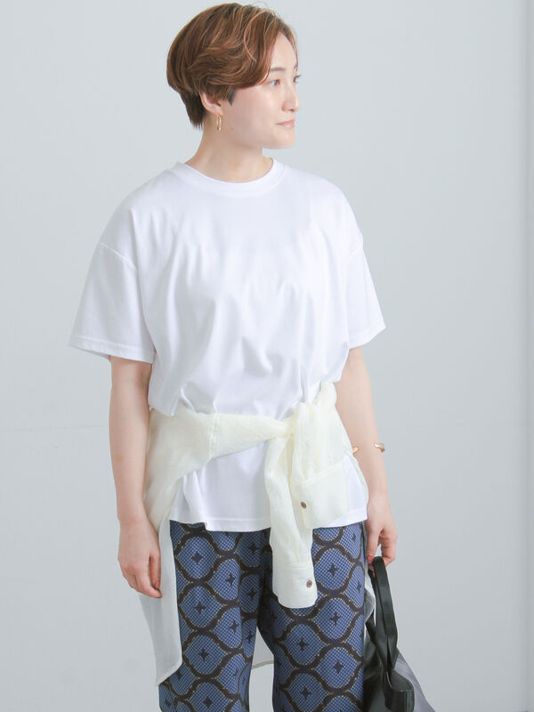 セール】 【遮熱/調温】ビッグTシャツ（オフホワイト/トップス/Tシャツ