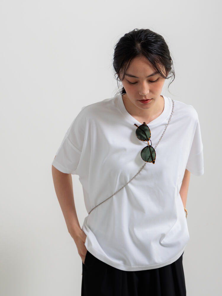 セール】 【遮熱/調温】ワイドTシャツ（オフホワイト/トップス/Tシャツ 