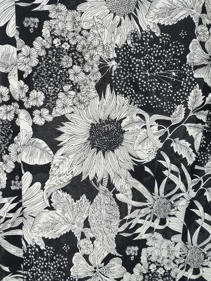 【LIBERTY FABRICS】Vネックフレアワンピース（ブラック/ネイビー）｜Te chichi（テチチ）通販