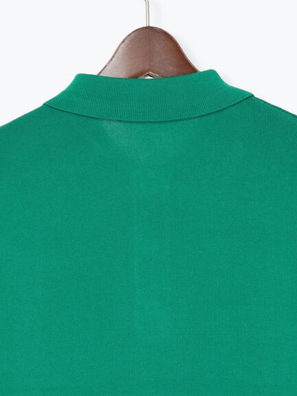 【調温】ハーフスリーブニットポロ（グレー/ブラック/グリーン）｜Te chichi（テチチ）通販