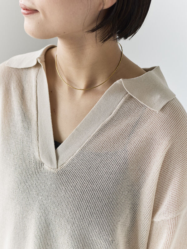 セール】 メッシュスキッパーポロニット（ブラック/レッド/ベージュ
