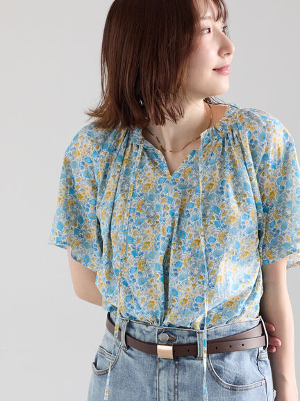 Misha & Puff フリルネックシャツ Baby Shirts & Tops | Misha & Puff