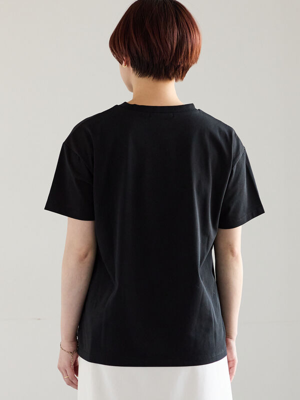 セール】 マリリンモンローモノクロフォトTシャツ（オフホワイト