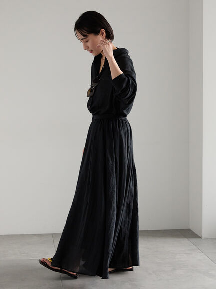 【新色追加】シャンブレーボイルシャツ(セットアップ可)《2026 SUMMER LOOK item》（オフホワイト/ブラック/オレンジ/グリーン/ブルー/ラベンダー）｜Te chichi（テチチ）通販