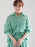 【新色追加】シャンブレーボイルシャツ(セットアップ可)《2026 SUMMER LOOK item》（オフホワイト/ブラック/オレンジ/グリーン/ブルー/ラベンダー）｜Te chichi（テチチ）通販