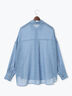 【新色追加】シャンブレーボイルシャツ(セットアップ可)《2026 SUMMER LOOK item》（オフホワイト/ブラック/オレンジ/グリーン/ブルー/ラベンダー）｜Te chichi（テチチ）通販