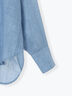 【新色追加】シャンブレーボイルシャツ(セットアップ可)《2026 SUMMER LOOK item》（オフホワイト/ブラック/オレンジ/グリーン/ブルー/ラベンダー）｜Te chichi（テチチ）通販