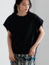 【接触冷感/遮熱/吸水速乾】ショルダータックドルマンTシャツ（オフホワイト/チャコールグレー/ブラック/ブルー）｜Te chichi（テチチ）通販