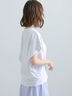 【接触冷感/遮熱/吸水速乾】ショルダータックドルマンTシャツ（オフホワイト/チャコールグレー/ブラック/ブルー）｜Te chichi（テチチ）通販