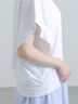 【接触冷感/遮熱/吸水速乾】ショルダータックドルマンTシャツ（オフホワイト/チャコールグレー/ブラック/ブルー）｜Te chichi（テチチ）通販