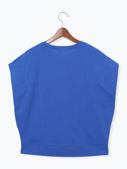 【接触冷感/遮熱/吸水速乾】ショルダータックドルマンTシャツ（オフホワイト/チャコールグレー/ブラック/ブルー）｜Te chichi（テチチ）通販