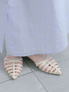 セール】 ポインテッドフラットミュール《2026 SUMMER LOOK item