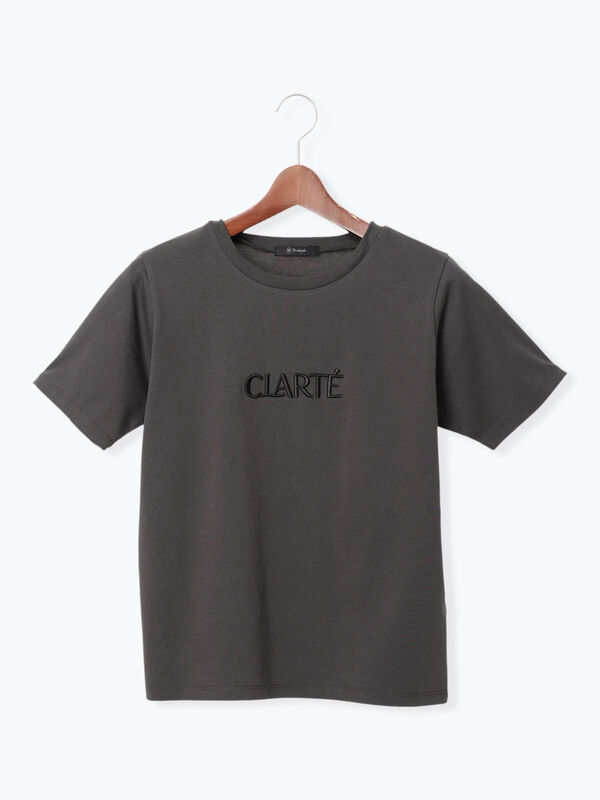 グレー F刺繍 Tシャツ サイズ40 セール】 ウレタン刺繍ロゴスタンダードTシャツ《新色追加》（オフ