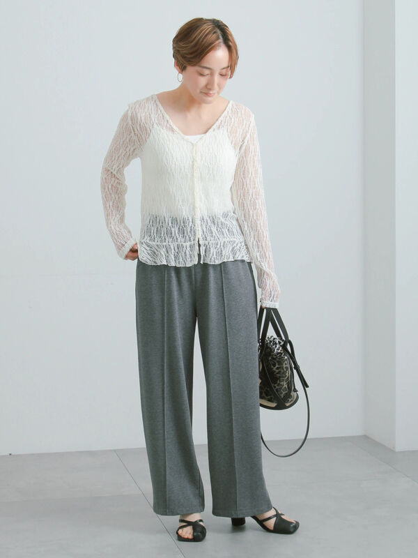 セール】 カットレースVネックカーディガン《2026 SUMMER LOOK item