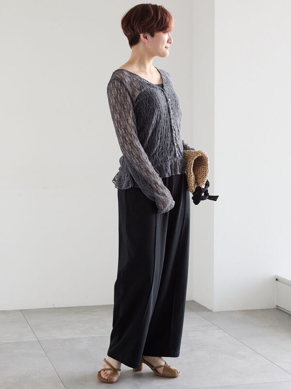 セール】 カットレースVネックカーディガン《2026 SUMMER LOOK item