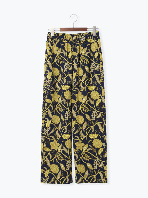 【調温】バティックアソートプリントパンツ（イエロー）｜Te chichi（テチチ）通販