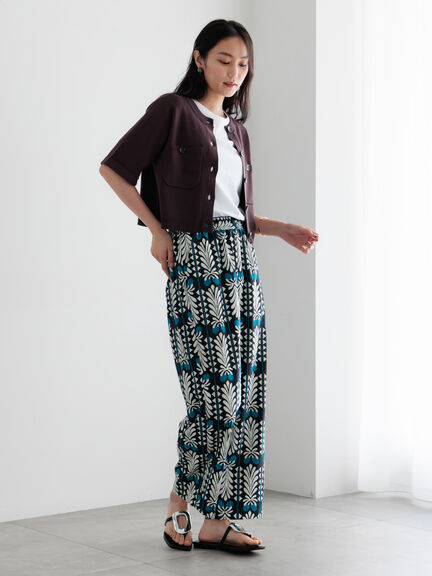 【調温】バティックアソートプリントパンツ（ブラック/イエロー/ネイビー）｜Te chichi（テチチ）通販