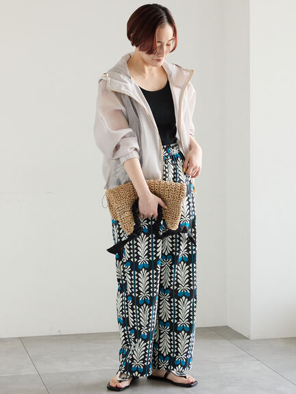 【調温】バティックアソートプリントパンツ（ブラック/イエロー/ネイビー）｜Te chichi（テチチ）通販